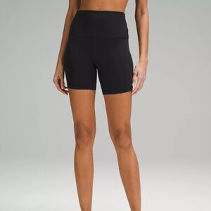 Lululemon Align High Rise Short 6" - Black, Size 10